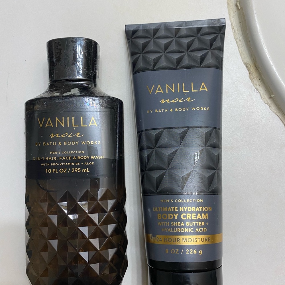 Bath & Body Works Vanilla Noir Body Wash and Cream